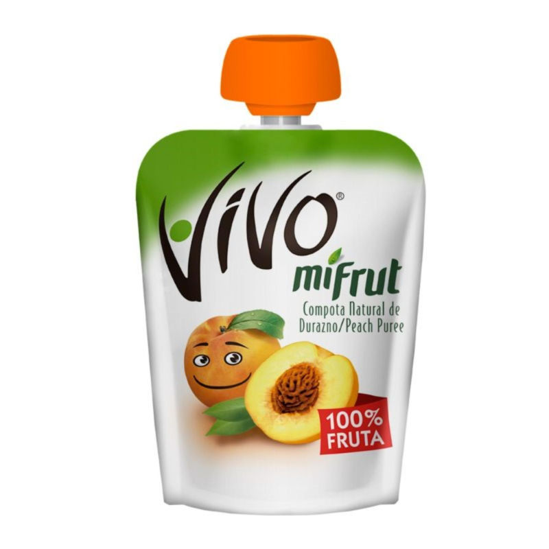 Vivo Mifrut Compota Durazno 90 grs