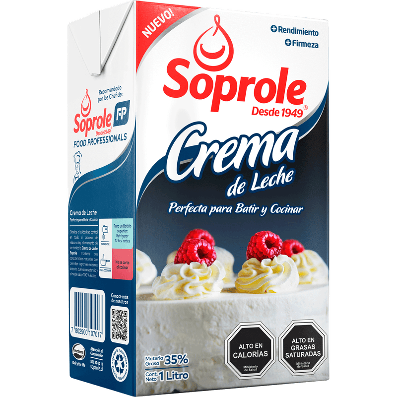 Soprole Crema Batir 1 Lts