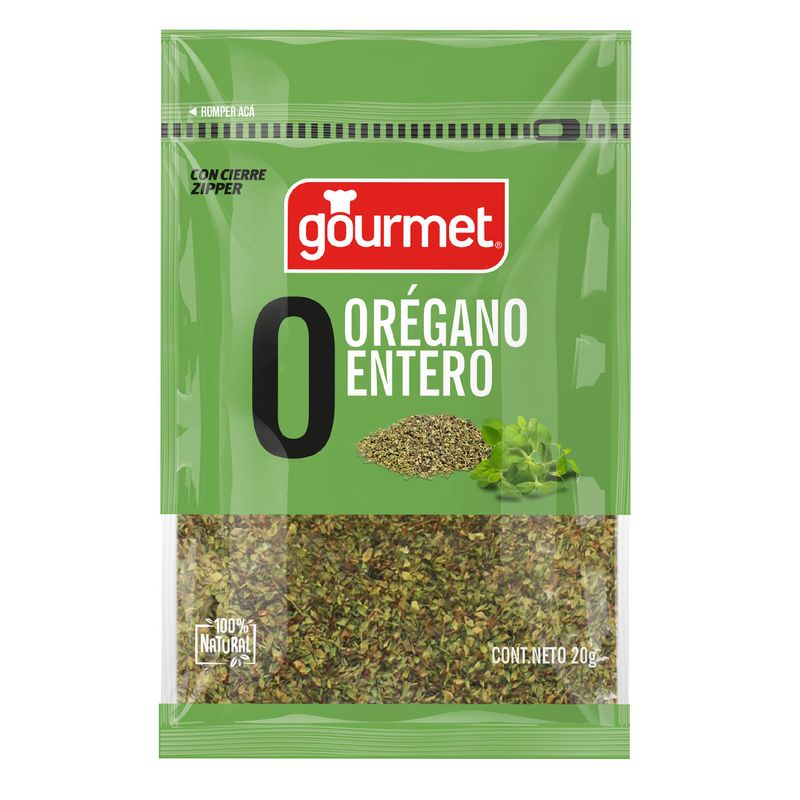 Gourmet Orégano Entero 20 grs
