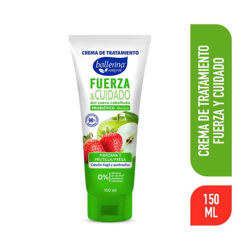 Ballerina Crema Tratamiento Manzana Y Frutilla 150 ml