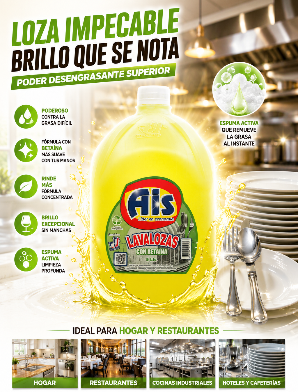 Ais Lavalozas Amarillo 5 Lts