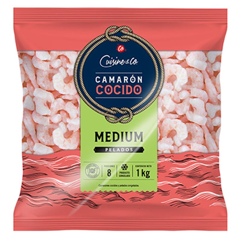 Camarón Cocido 36/40 Pelado 1 kg