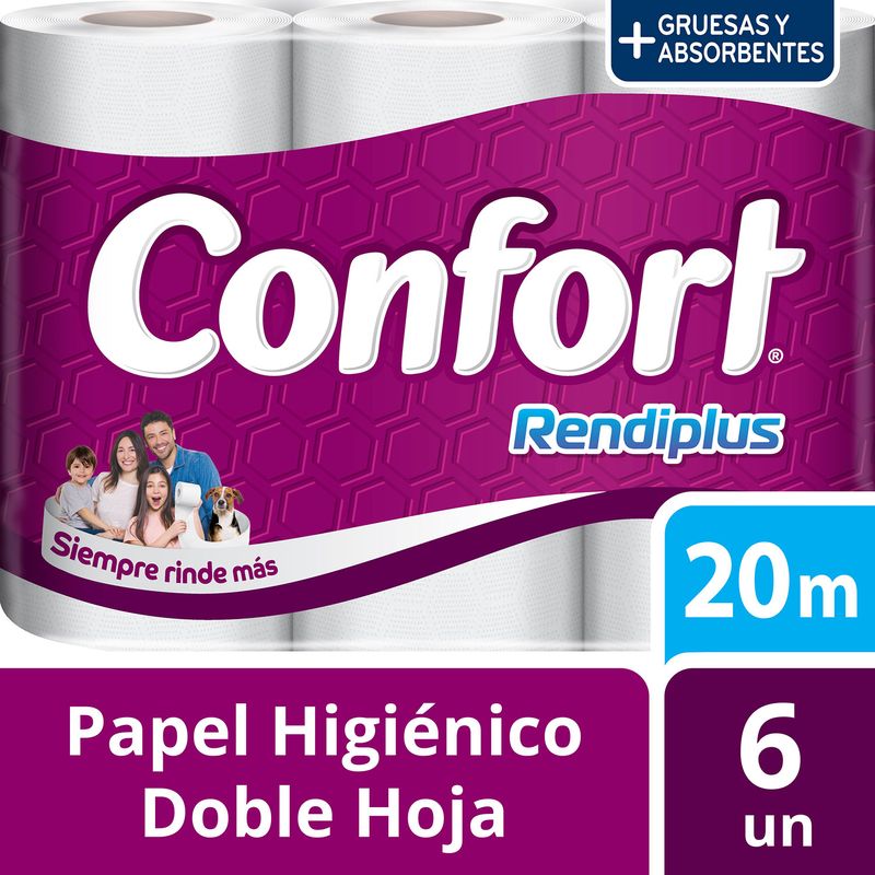 Swan Papel Higiénico 20 metros 6 UN