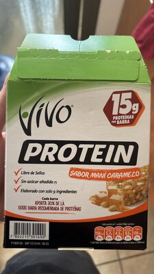 Vivo Barra Cereal Protein  Mani Caramelo  Caja 5 UN