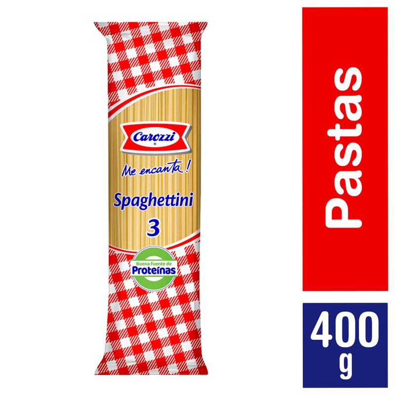 Carozzi Spaghettini N3 400 grs