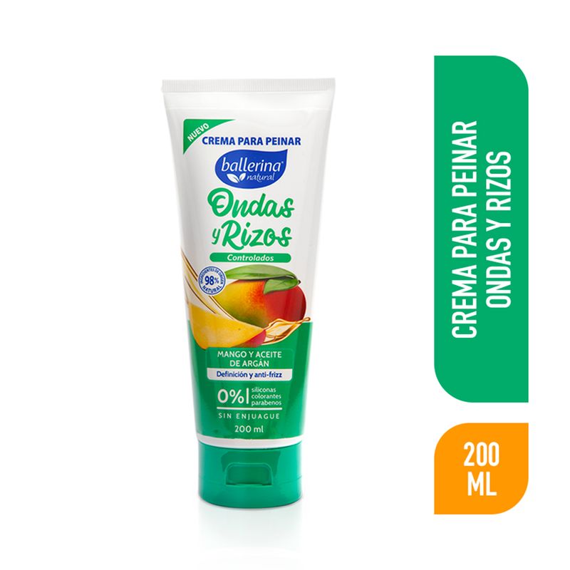 Ballerina Crema Tratamiento Ondas y Rizos 200 ml