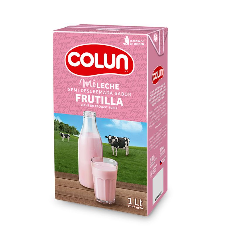 Colun Leche Frutilla 1 Lts