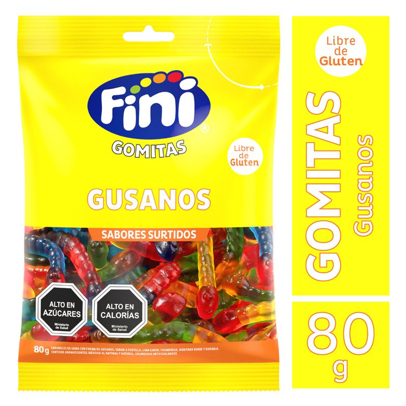 Fini Gomitas Gusano Dulce 80 grs