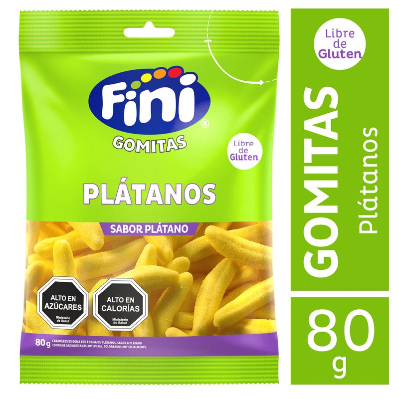 Fini Gomitas Platanos 80 grs