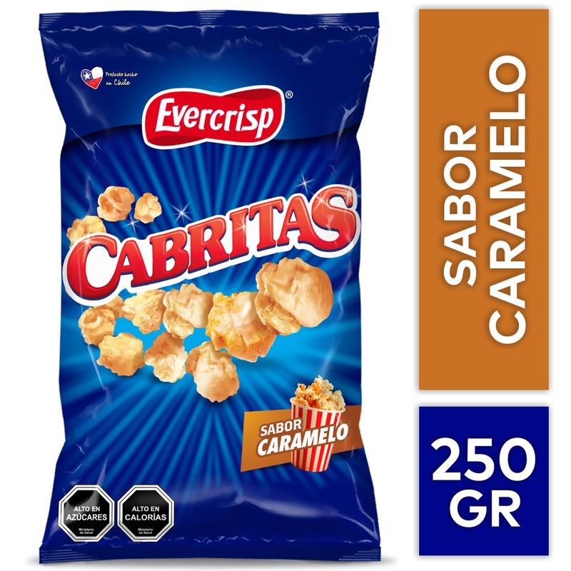 Evercrisp Cabritas Caramelo 250 grs