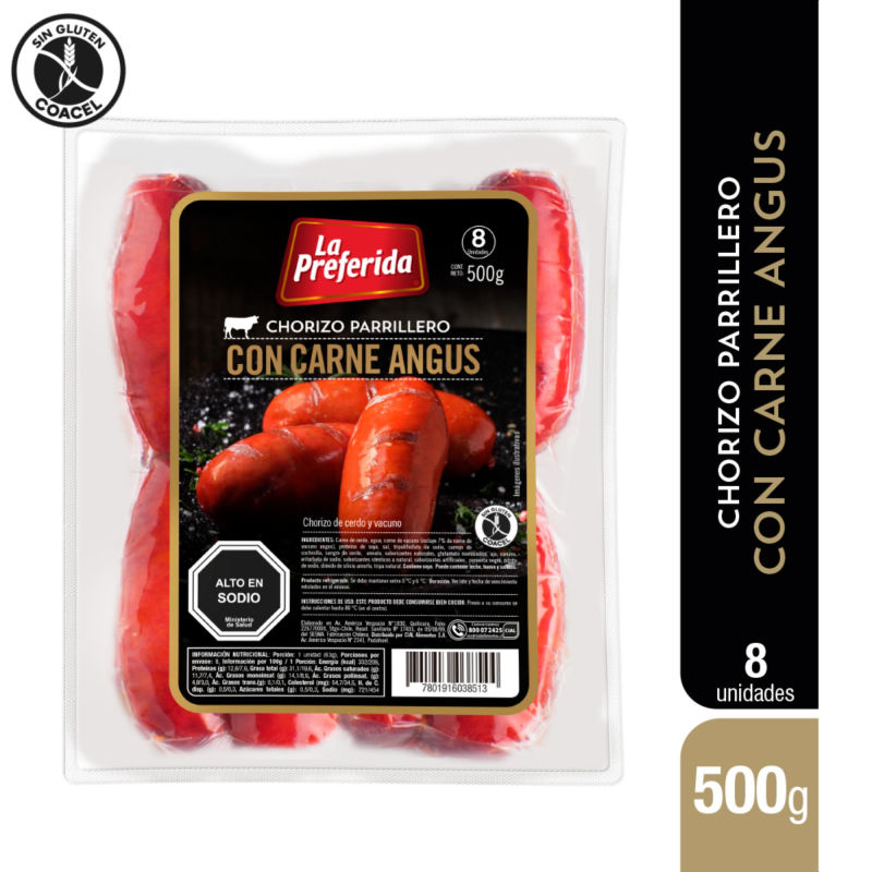 La Preferida Mix Parrillero 500 grs 8 UN