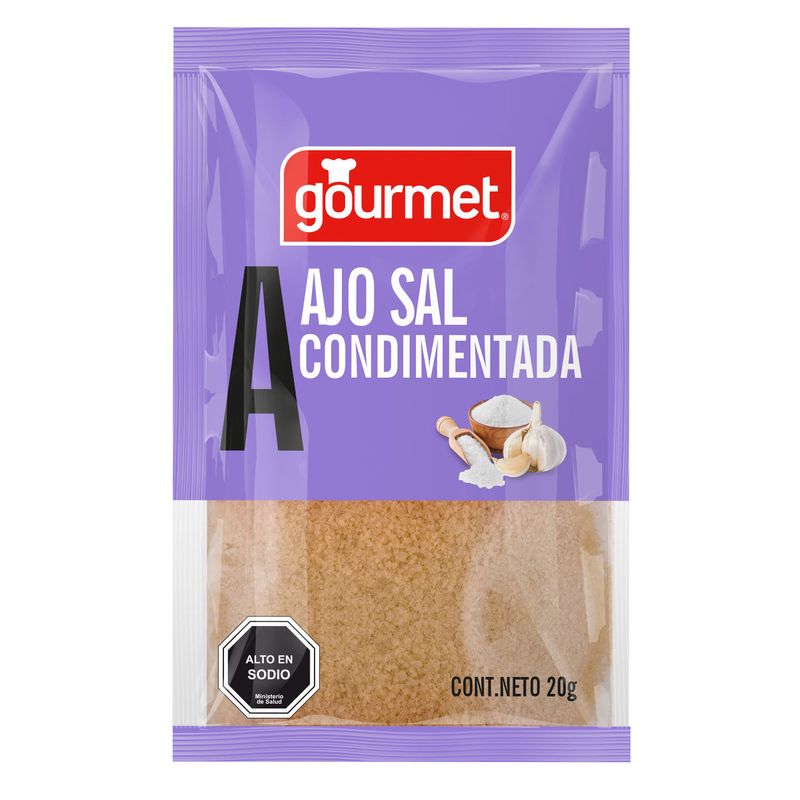 Gourmet Ajo Sal Condimentada 20 grs