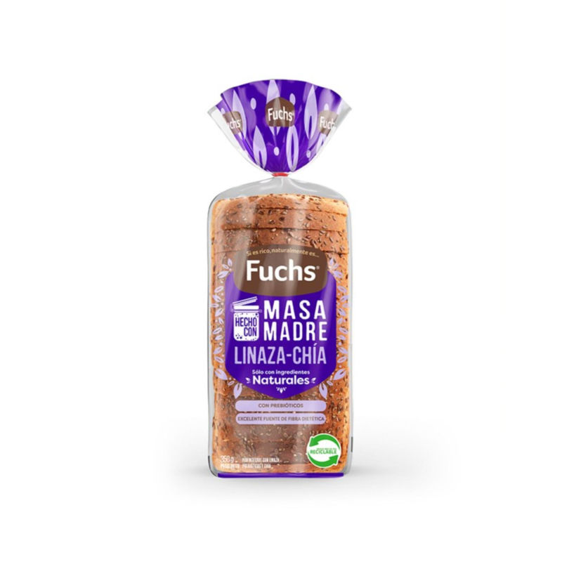 Fuchs Pan Linaza-Chia 350 grs