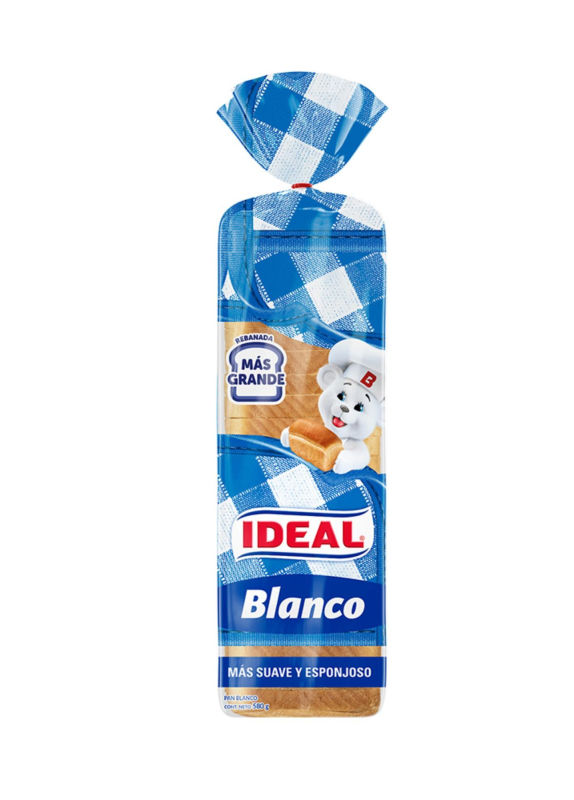 Ideal Pan Blanco 580 grs