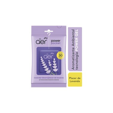 Aer. Pocket Aromatizante Placer de Lavanda 10grs