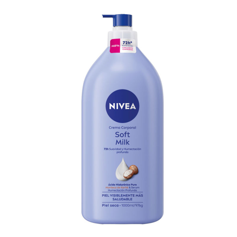 Nivea Crema Corporal Soft Milk 5en1 1000ml
