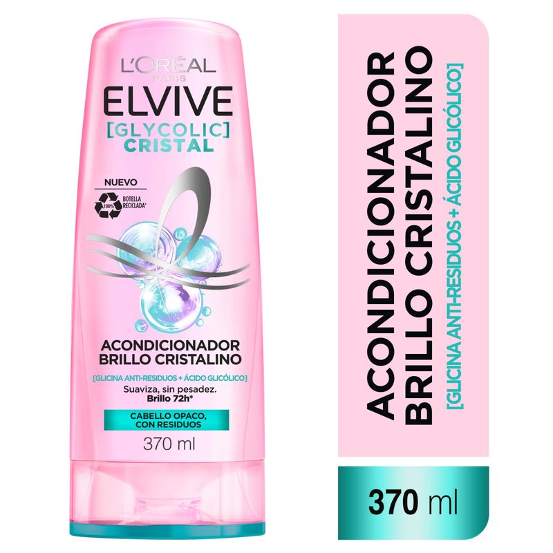 Elvive Acondicionador Glycolic Cristal 370ml