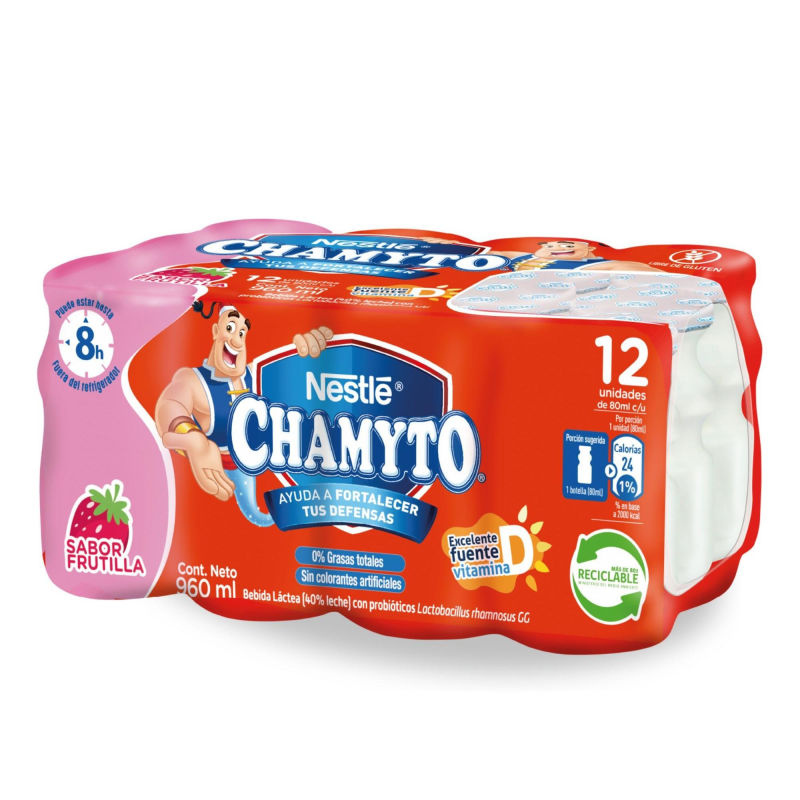 Nestle Chamyto Sabor Frutilla Pack 18u