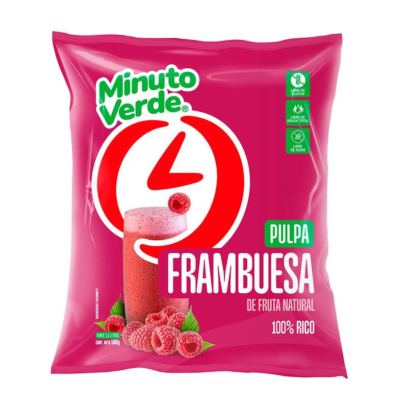 Minuto Verde Frambuesa 1k