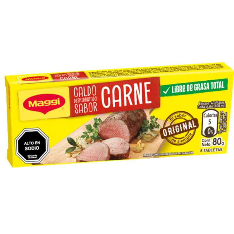 Maggi Tableta 8 und Sabor Carne 80g