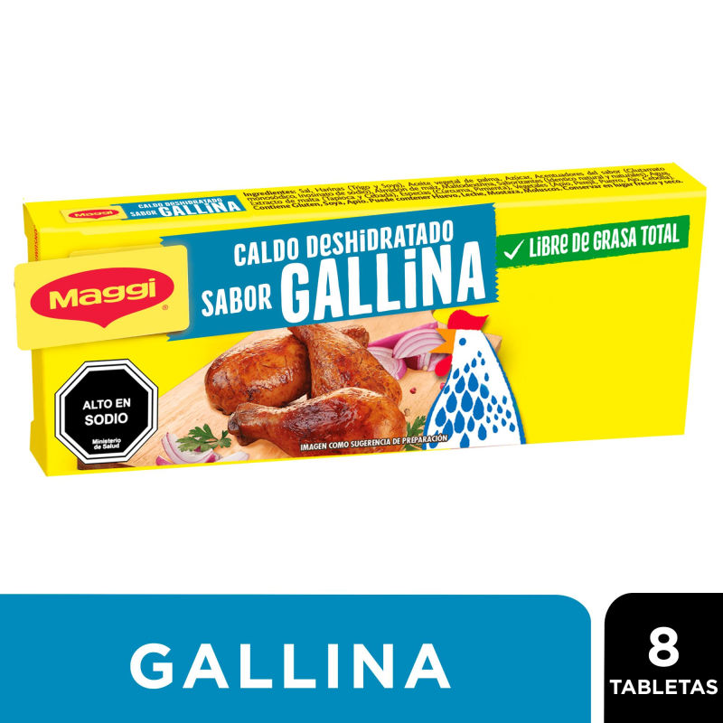 Maggi Tableta 8 und Sabor Gallina 88g