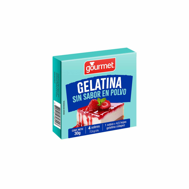 Gourmet Gelatina sin Sabor 30g
