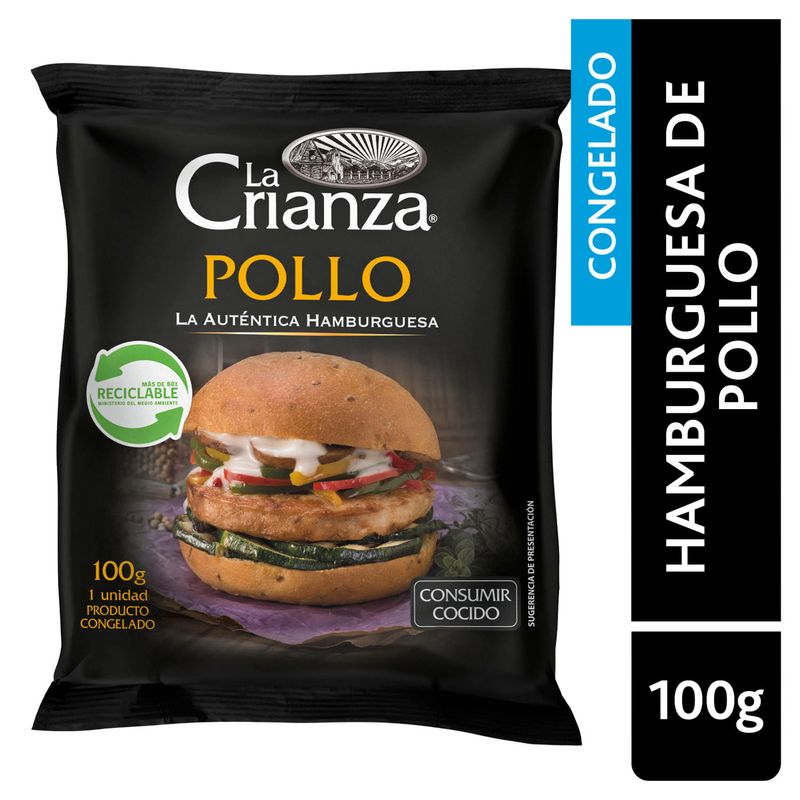 La Crianza Hamburgesa Pollo 100g
