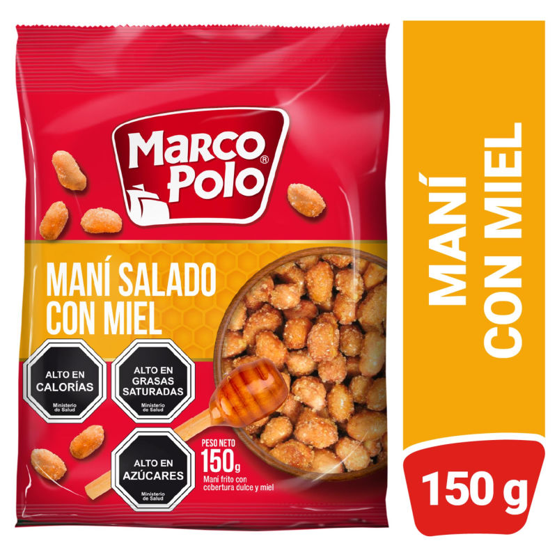 Marco Polo Maní Salado Con Miel