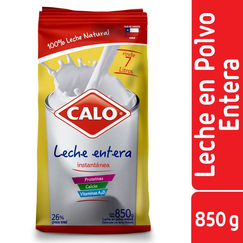 Calo Leche en Polvo  Entera 850g