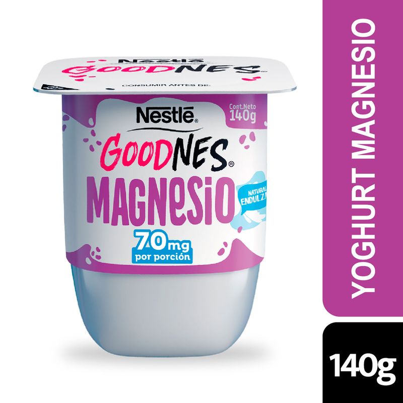 Nestle Goodnes Magnesio Natural Endulzado 140g