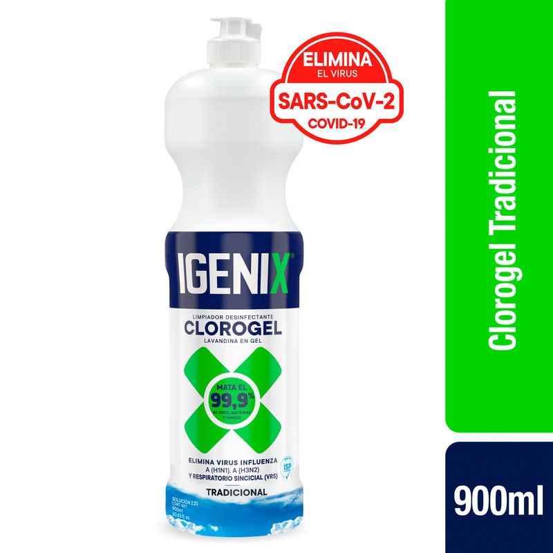 Brillex Cloro Gel Tradicional 900ml