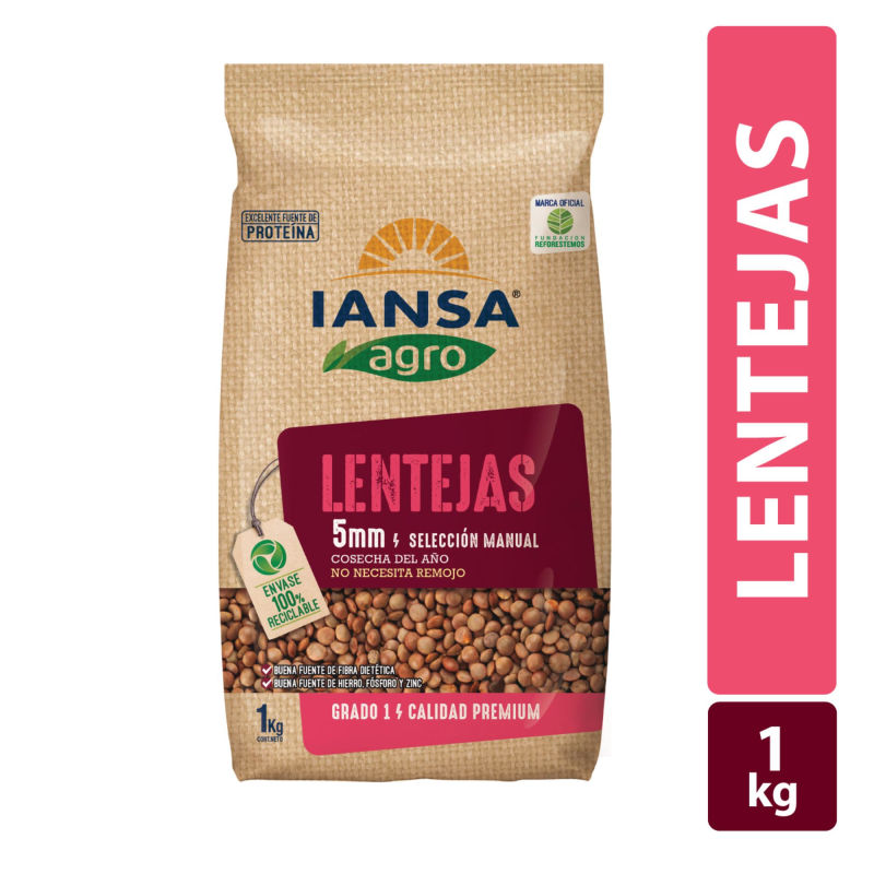 Bonanza Lentejas 5mm 1Kg