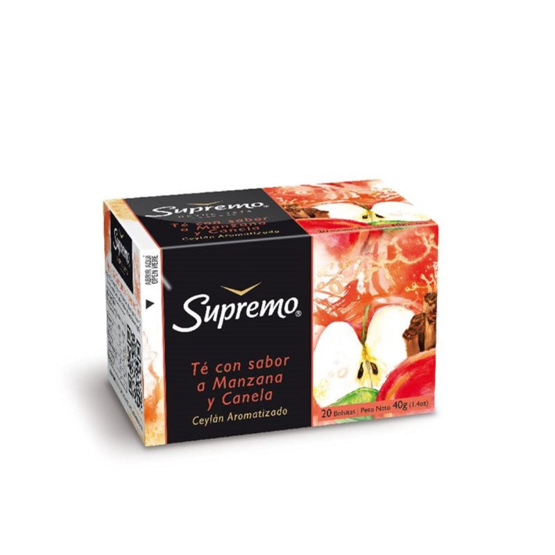 Supremo Te Con Sabor Manzana y Canela 20und