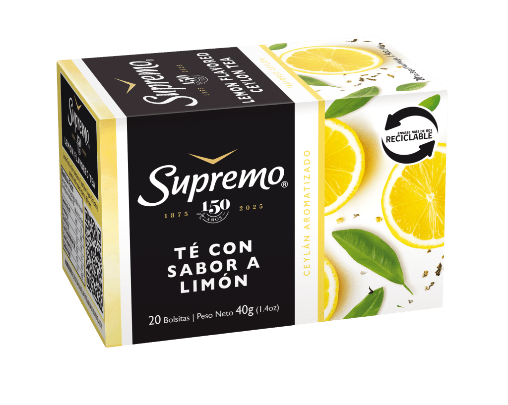 Supremo Te Con Sabor a Limon 20und